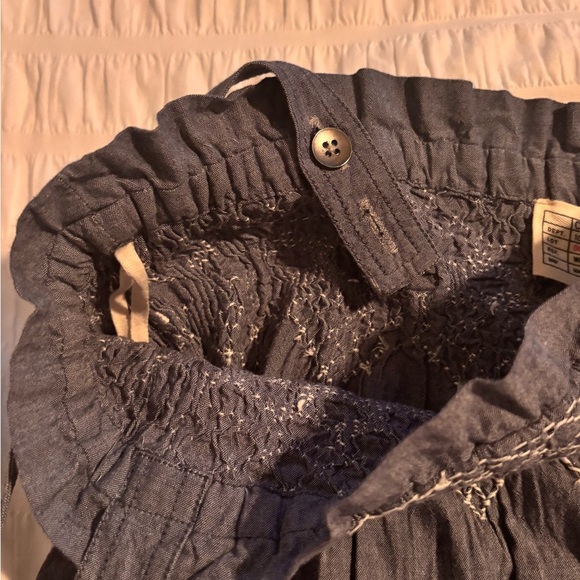 Current/Elliott Blue Sleeveless Top with Embroidery Detail - Picture 4 of 7